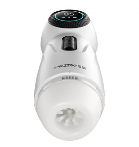 MizzZee - Space Thursting Heated Vibration Masturbator (Chargeable - White)